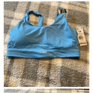Adidas Light Blue Spirts Bra